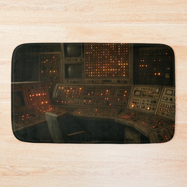 Item preview, Abandoned 1970s Control Room – Retro Sci-Fi Dystopia designed and sold by holaitssher.