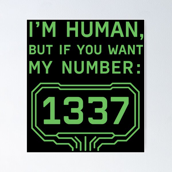 Hexadecimal color code #1337