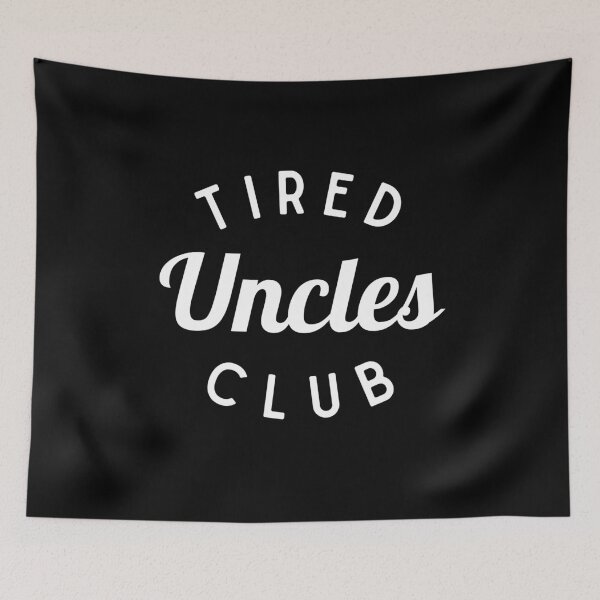 Item preview, Tired Uncles Club Shirt, Funny Uncle Shirt designed and sold by Sleepy Cat Design.