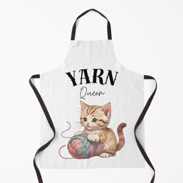 Item preview, Pastel Kitten with Yarn – Cute Kawaii Vintage Animal Design designed and sold by modishwelt.