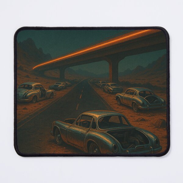 Item preview, Desert Highway Ruins – Chrome Cars of a Lost Future designed and sold by holaitssher.