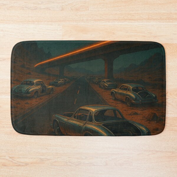 Item preview, Desert Highway Ruins – Chrome Cars of a Lost Future designed and sold by holaitssher.