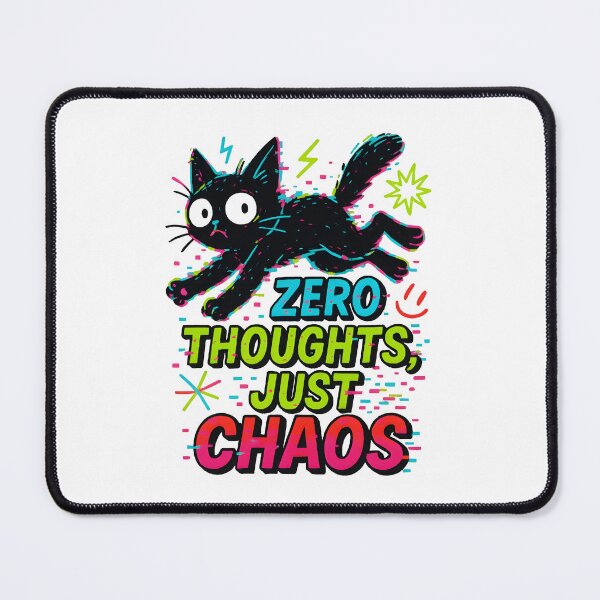 Item preview, Zero Thoughts, Just Chaos. designed and sold by Uglyandcute.