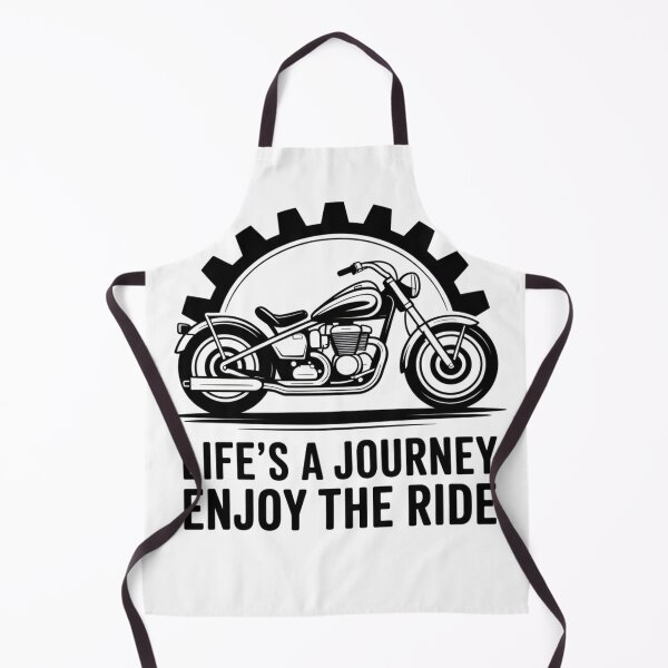 Artikelvorschau, Life's A Journey Enjoy the Ride Lustiges Motorrad-Biker-Männer-T-Shirt entworfen und verkauft von RDRdesign.