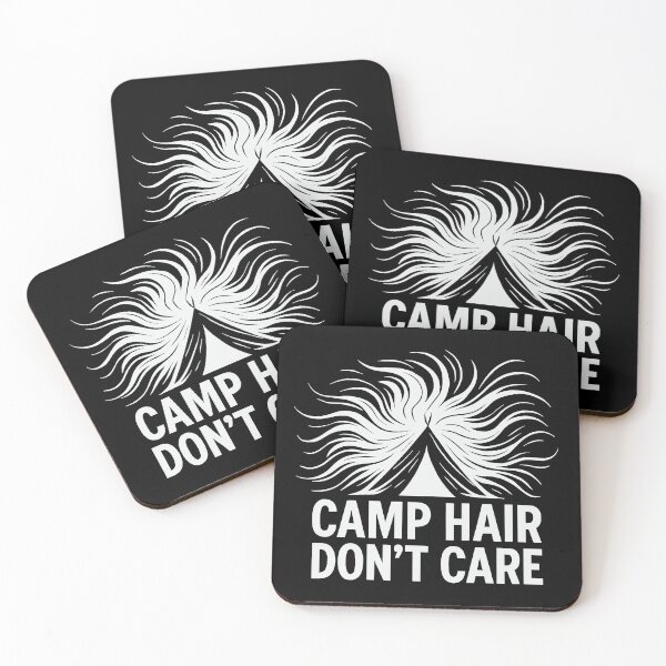 Item preview, Camp Hair Don't Care - v.1 - white designed and sold by QuirkySpark.