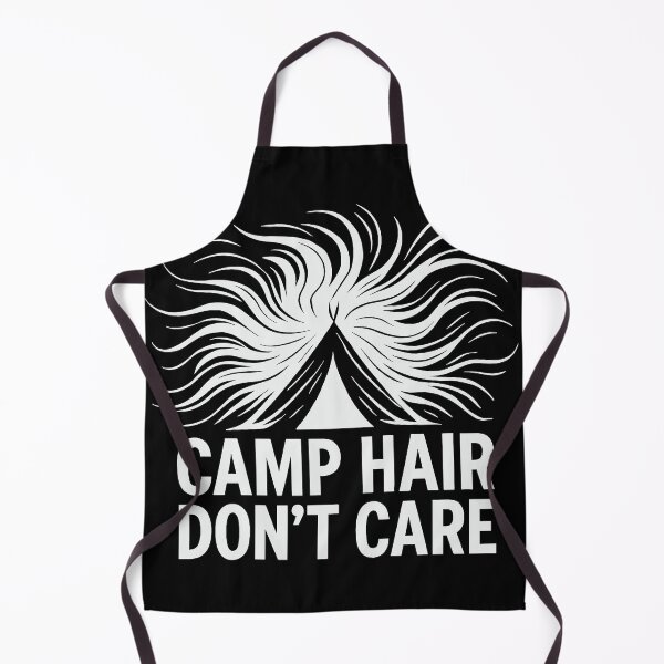 Item preview, Camp Hair Don't Care - v.1 - white designed and sold by QuirkySpark.