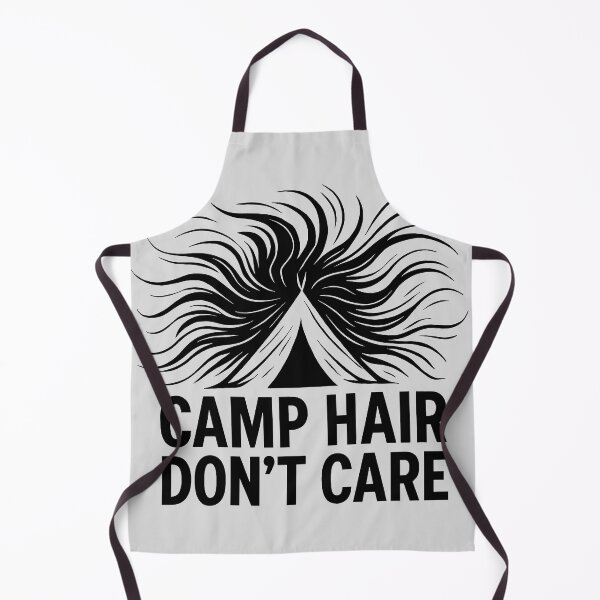 Item preview, Camp Hair Don't Care - v.1 - black designed and sold by QuirkySpark.