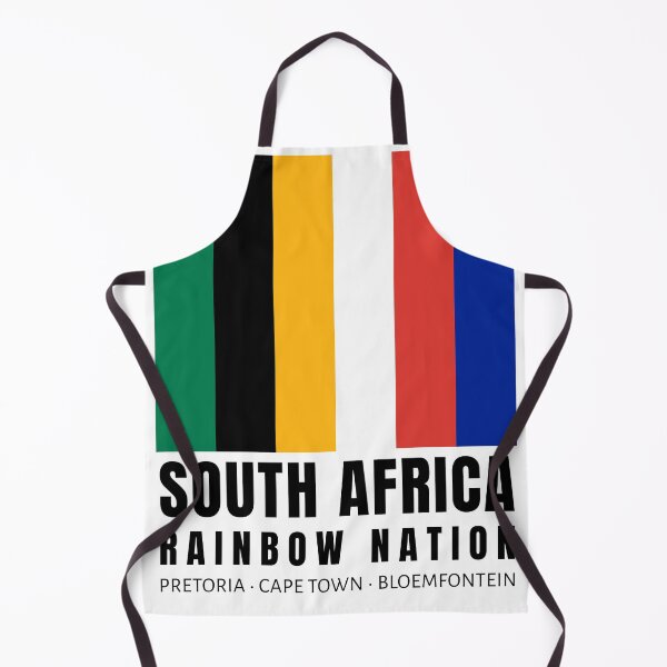 Item preview, South Africa Rainbow Nation Flag Colors - Pretoria Cape Town Bloemfontein designed and sold by Cheeky Lydia.