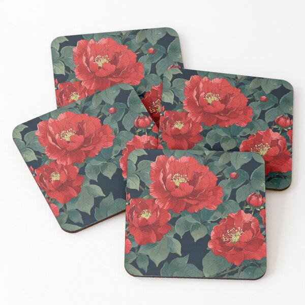 Item preview, Japanese Red Flower designed and sold by CoolPixels.