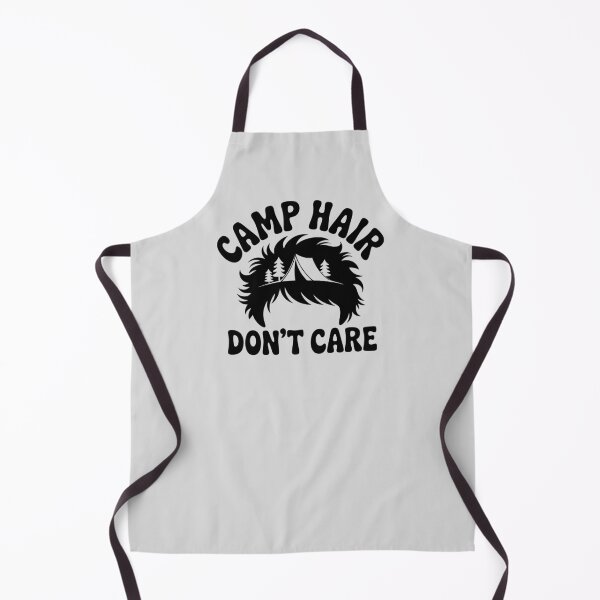 Item preview, Camp Hair Don't Care - v.2 - black designed and sold by QuirkySpark.