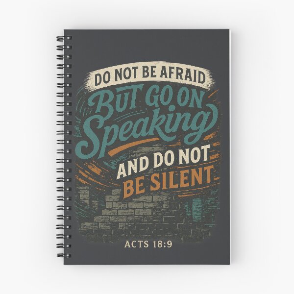 Item preview, Acts 18:9 Do Not Be Silent Bold Scripture designed and sold by SimplySelim.