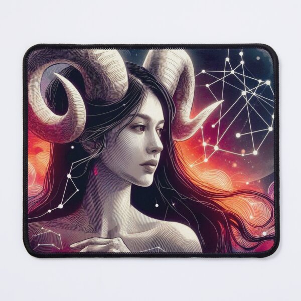 Item preview, Aries girl with constellation designed and sold by llavina.
