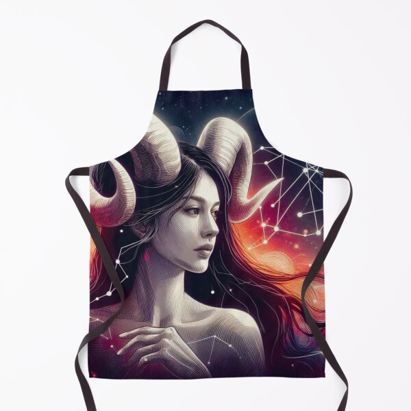 Item preview, Aries girl with constellation designed and sold by llavina.