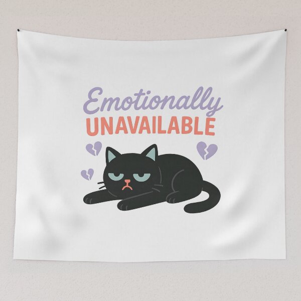 Item preview, Emotionally Unavailable. designed and sold by Uglyandcute.