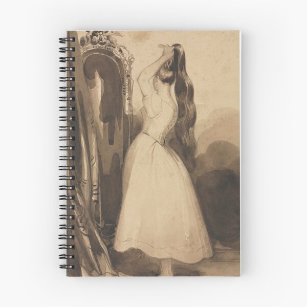 Item preview, Young Woman Combing Her Hair, 1800s, before 1857. Achille Devéria (French, 1800–1857) designed and sold by Vintage Designs +.