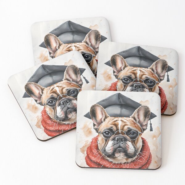 Item preview, Smartest Pup - Graduate French Bulldog designed and sold by ArtisticDesignsbyLinda.