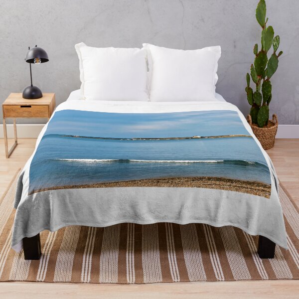 Item preview, A Summer Morning View Towards the Harbour at Lyme Regis designed and sold by Dorset Girl.