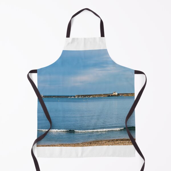 Item preview, A Summer Morning View Towards the Harbour at Lyme Regis designed and sold by Dorset Girl.
