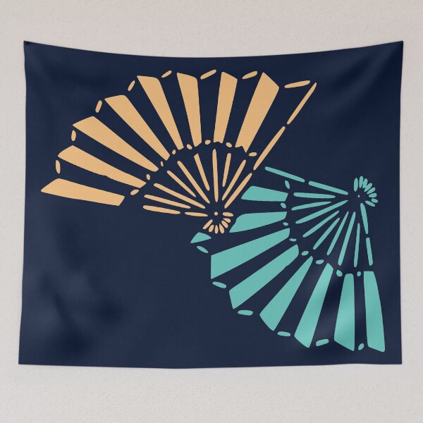 Item preview, Hand Fans - Japanese vintage design designed and sold by Japan Design Prints.