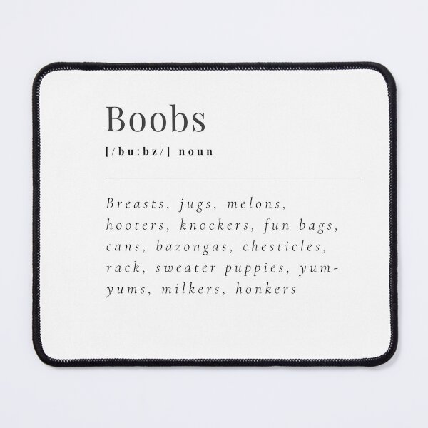 Item preview, Boobs and other names designed and sold by unethicz.