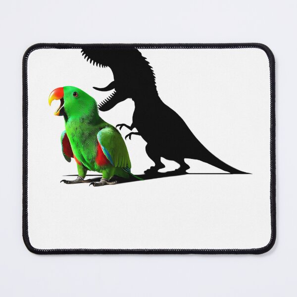 Item preview, Funny Screaming Green Eclectus Parrot Dinosaur Lover Meme designed and sold by Kimberley King Art King Art.