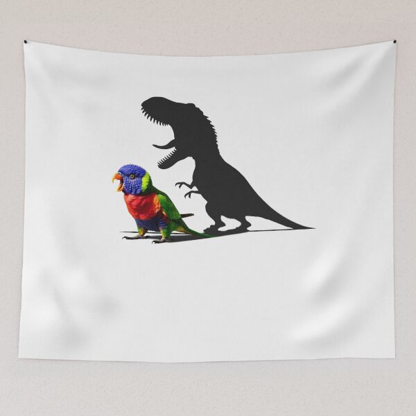 Item preview, Funny Screaming Loriinae Parrot Dinosaur Lover Meme designed and sold by Kimberley King Art  King Art.