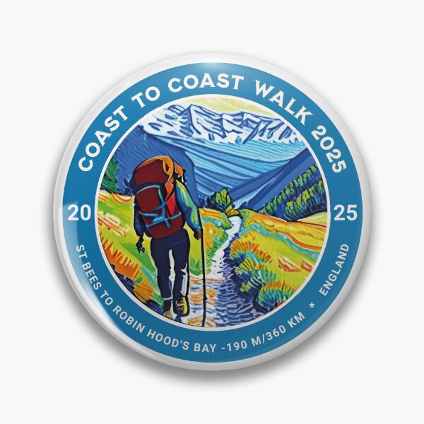 Item preview, Coast to coast  Walk England C2C -2025 Sticker, Shirt and more designed and sold by designkb.