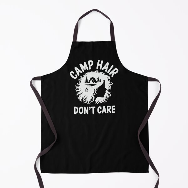 Item preview, Camp Hair Don't Care - v.3 - white designed and sold by QuirkySpark.