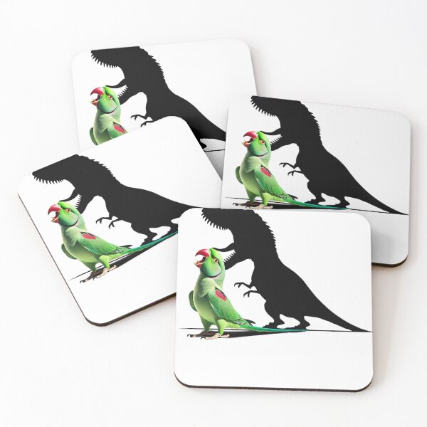 Item preview, Funny Screaming Ringneck Parakeet Parrot Dinosaur Lover Meme designed and sold by Kimberley King Art  King Art.