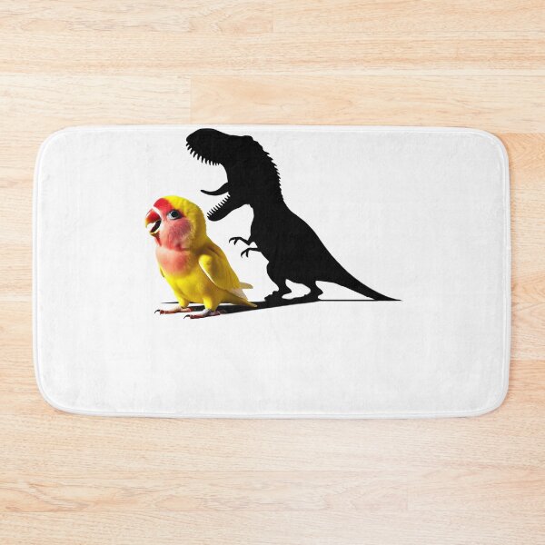 Item preview, Funny Screaming Rosy Faced Yellow Lovebird Parrot Dinosaur Lover Meme designed and sold by Kimberley King Art  King Art.