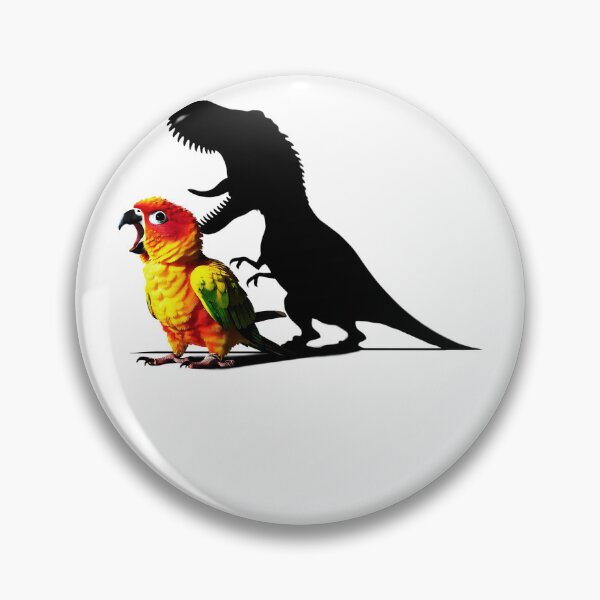 Item preview, Funny Screaming Sun Conure Parrot Dinosaur Lover Meme designed and sold by Kimberley King Art  King Art.