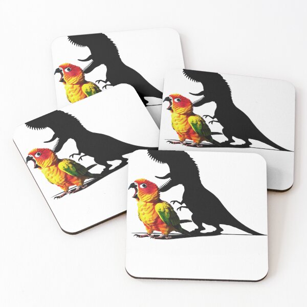 Item preview, Funny Screaming Sun Conure Parrot Dinosaur Lover Meme designed and sold by Kimberley King Art  King Art.