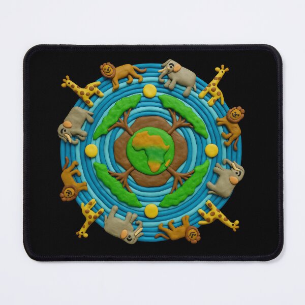 Item preview, African Serengeti Themed Mandala Style Art designed and sold by gorff.