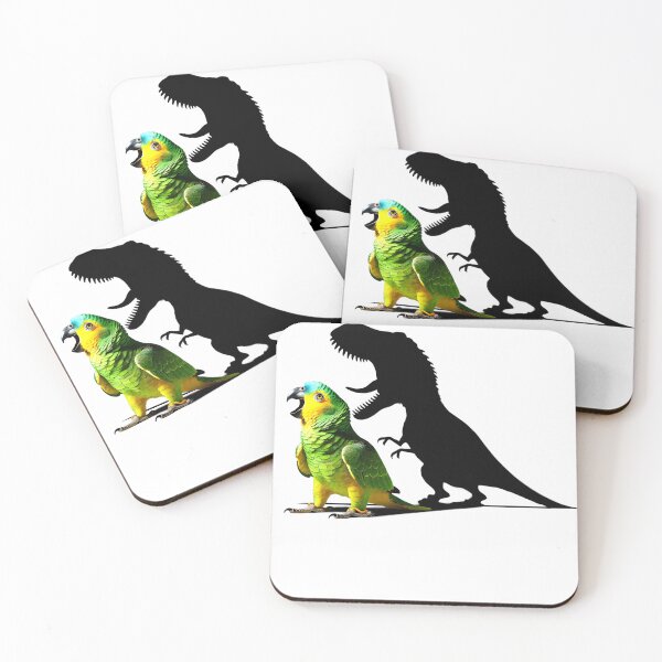 Item preview, Funny Screaming Yellow Naped Parrot Dinosaur Lover Meme designed and sold by Kimberley King Art  King Art.