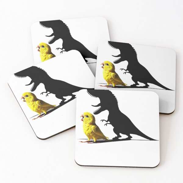 Item preview, Funny Screaming Yellow Parrotlet Parrot Dinosaur Lover Meme designed and sold by Kimberley King Art  King Art.