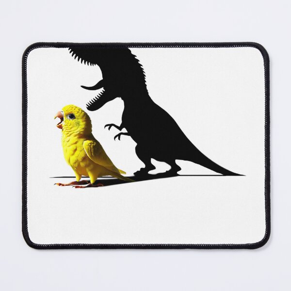 Item preview, Funny Screaming Yellow Parrotlet Parrot Dinosaur Lover Meme designed and sold by Kimberley King Art King Art.