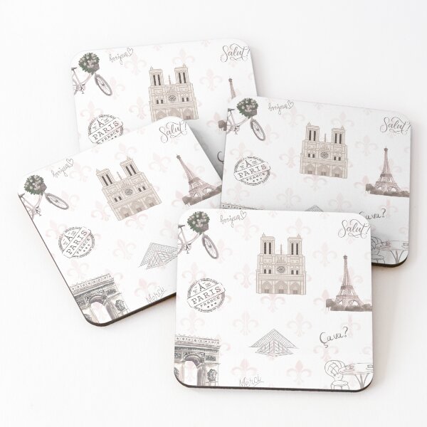 Item preview, Paris Wallpaper Stickersheet designed and sold by BlesstB.