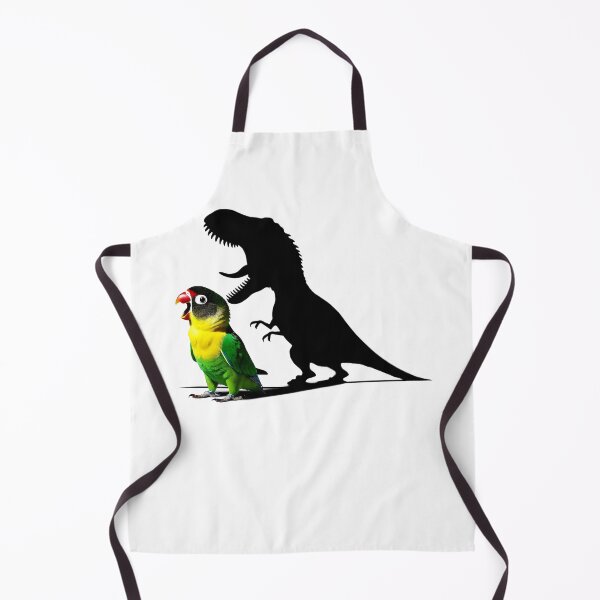 Item preview, Funny Screaming Yellow-collared Lovebird Parrot Dinosaur Lover Meme designed and sold by Kimberley King Art King Art.