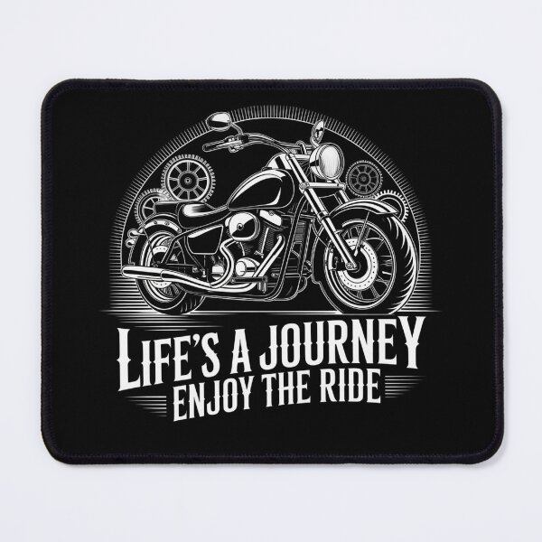 Item preview, Life’s A Journey Enjoy Ride Funny Motorcycle T-Shirt designed and sold by RDRdesign.