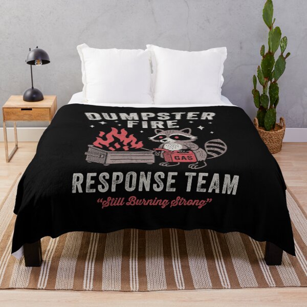 Item preview, Dumpster Fire Response Team Funny Sarcastic Raccoon designed and sold by Nemons.