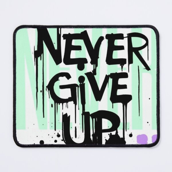 Item preview, Never give up - mental health awareness designed and sold by GUNAPRIYAA.
