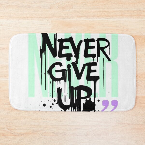 Item preview, Never give up - mental health awareness designed and sold by GUNAPRIYAA.