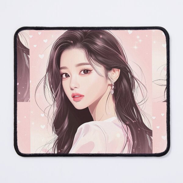 Item preview, Romantic Korean Girl in Soft Pink designed and sold by 리나 .