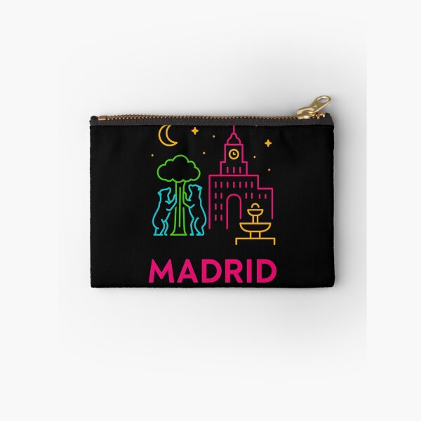 Item preview, Madrid Neon Skyline Collection: Futuristic City Lights designed and sold by Design_Your_Day.