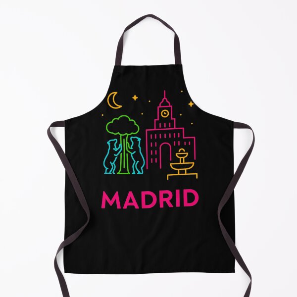 Item preview, Madrid Neon Skyline Collection: Futuristic City Lights designed and sold by Design_Your_Day.