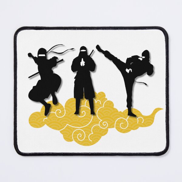 Item preview, Silhouette Ninja on Yellow Cloud, Japan Vibes. designed and sold by BelieveG.