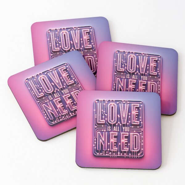 Item preview, Love is all you need designed and sold by Giggly Gecko.