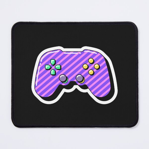 Item preview, Purple gamepad with striped pattern, pop art designed and sold by artskill2k17.