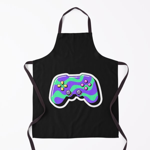 Item preview, Purple green gamepad with wavy texture, pop art designed and sold by artskill2k17.