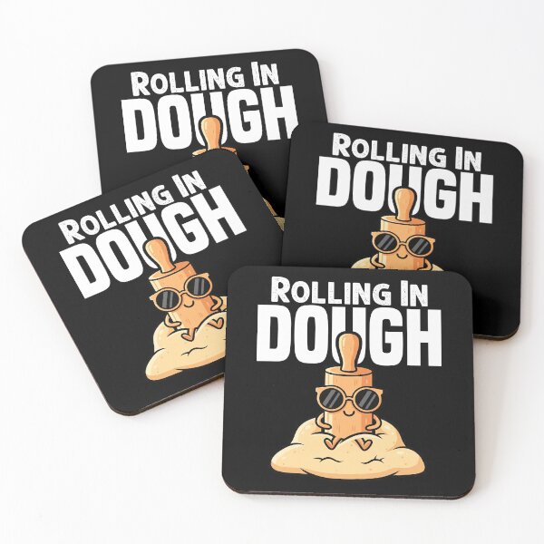 Item preview, ROLLING IN DOUGH - CHEF GIFT designed and sold by KEF Custom.